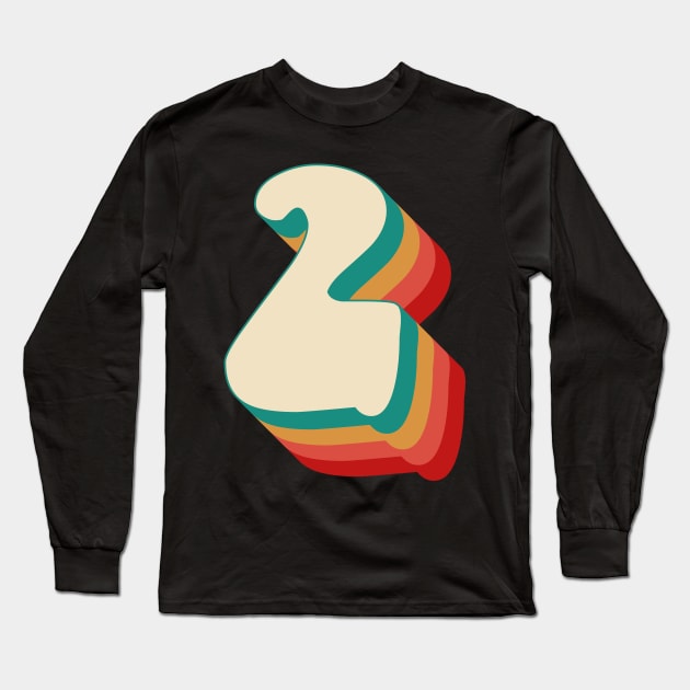 Number 2 Long Sleeve T-Shirt by n23tees